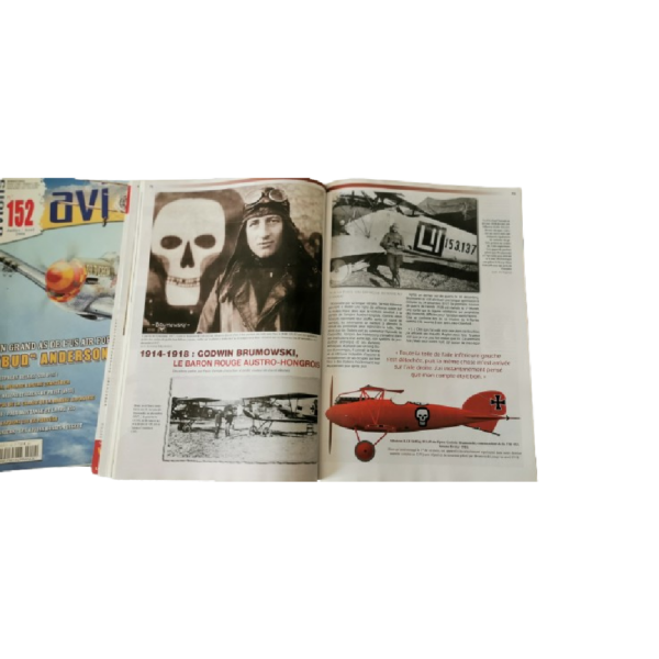 4 magazines bimensuelle "AVIONS" de 2006 à 2014, avec cahiers spéciales sur les pilotes de légende. - Image 2