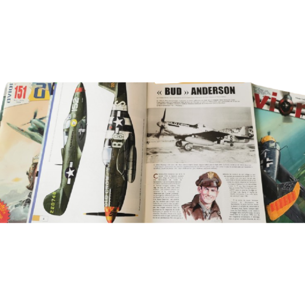 4 magazines bimensuelle "AVIONS" de 2006 à 2014, avec cahiers spéciales sur les pilotes de légende. - Image 3