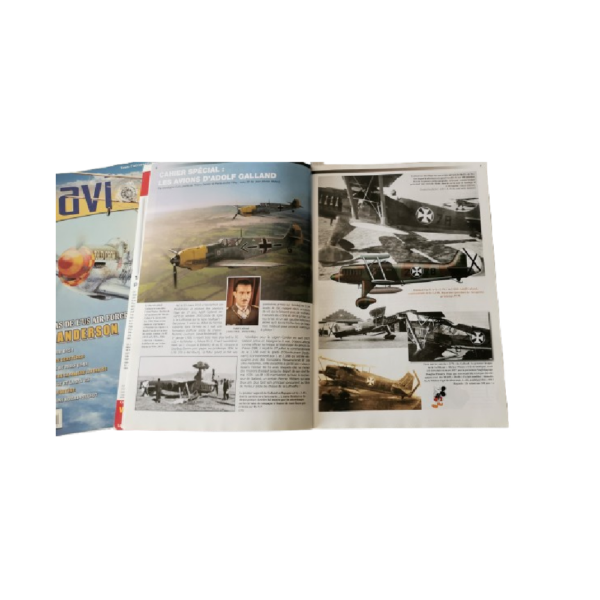 4 magazines bimensuelle "AVIONS" de 2006 à 2014, avec cahiers spéciales sur les pilotes de légende. - Image 5