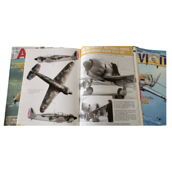 4 magazines bimensuelle "AVIONS" de 2006 à 2014, avec cahiers spéciales sur les pilotes de légende. - Image 6