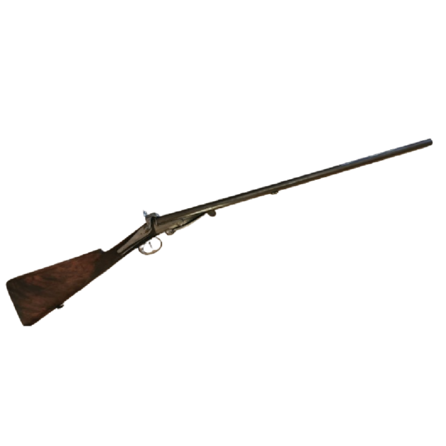 Rare fusil juxtaposé signé de l'inventeur "LEFAUCHEUX" vers 1835