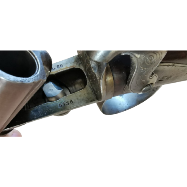 Rare fusil juxtaposé signé de l'inventeur "LEFAUCHEUX" vers 1835 - Image 4