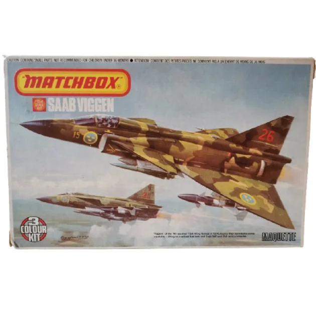 Maquette de collection Matchbox "SAAB VIGGEN" 1:72.