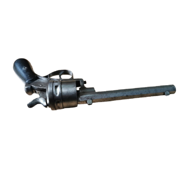 Rare revolver de transition à carcasse ouverte à percussion centrale calibre 44 Russian - Image 6