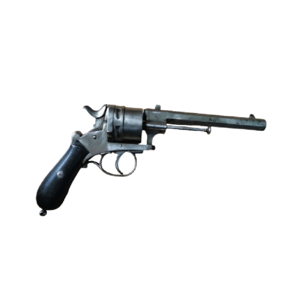 Rare revolver de transition à carcasse ouverte à percussion centrale calibre 44 Russian - Image 2