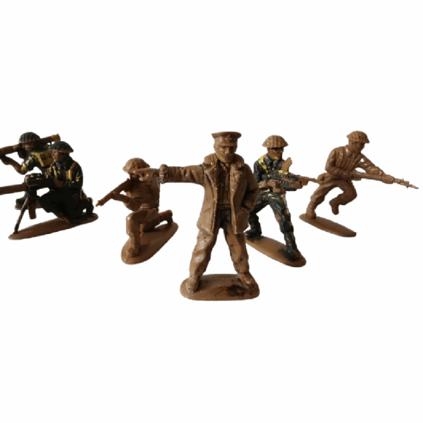 Soldats Anglais de la célèbre marque Matchbox, produits dans les années 1970