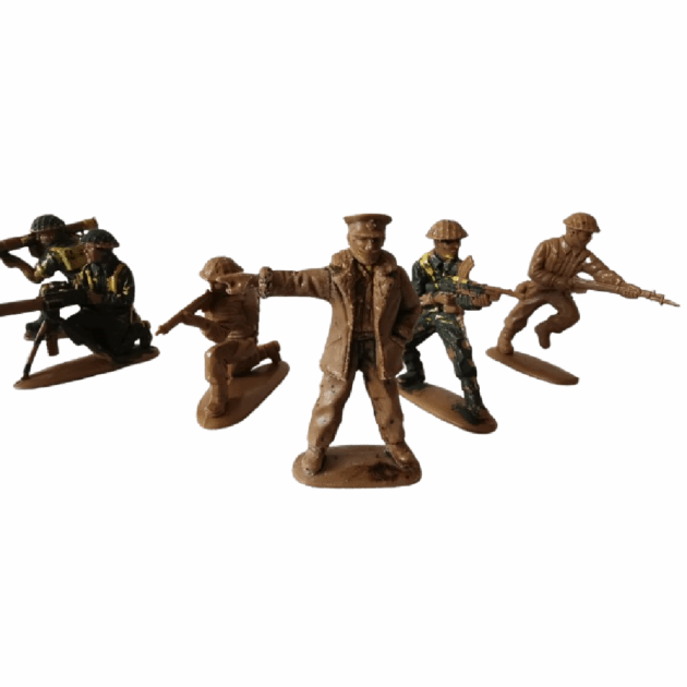 Soldats Anglais de la célèbre marque Matchbox, produits dans les années 1970