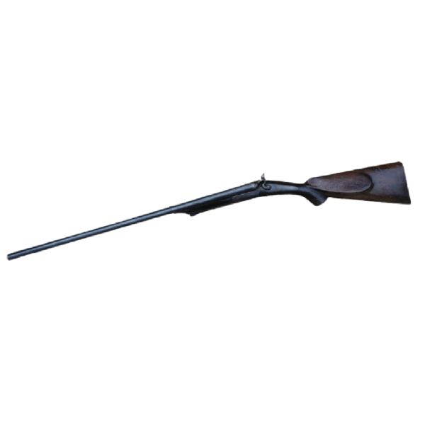 Fusil juxtaposé Mixte, type Lefaucheux, chambré en calibre 16 + 11.6x60.