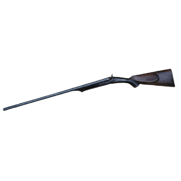 Fusil juxtaposé Mixte, type Lefaucheux, chambré en calibre 16 + 11.6x60.