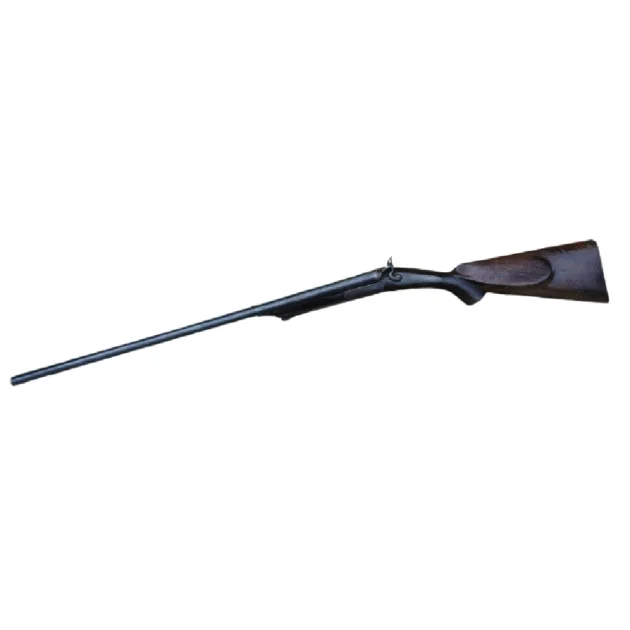 Fusil juxtaposé Mixte, type Lefaucheux, chambré en calibre 16 + 11.6x60.