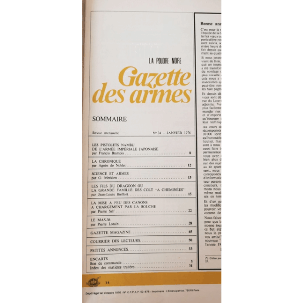 Trois Anciens magazines de la Gazettes des armes. Numéro 32, 33 et 34 - Image 5