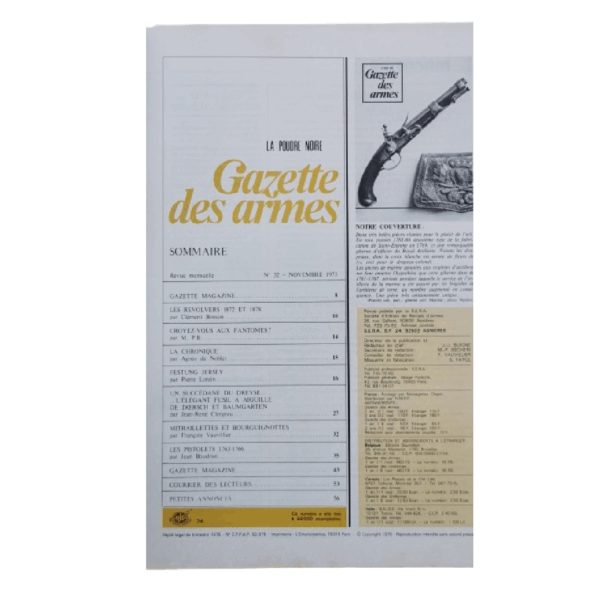 Trois Anciens magazines de la Gazettes des armes. Numéro 32, 33 et 34 - Image 6