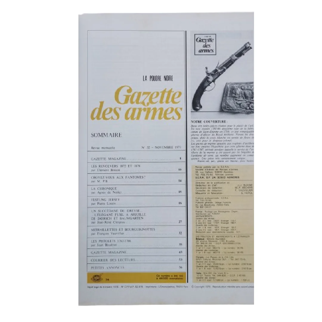 Trois Anciens magazines de la Gazettes des armes. Numéro 32, 33 et 34 – Image 6