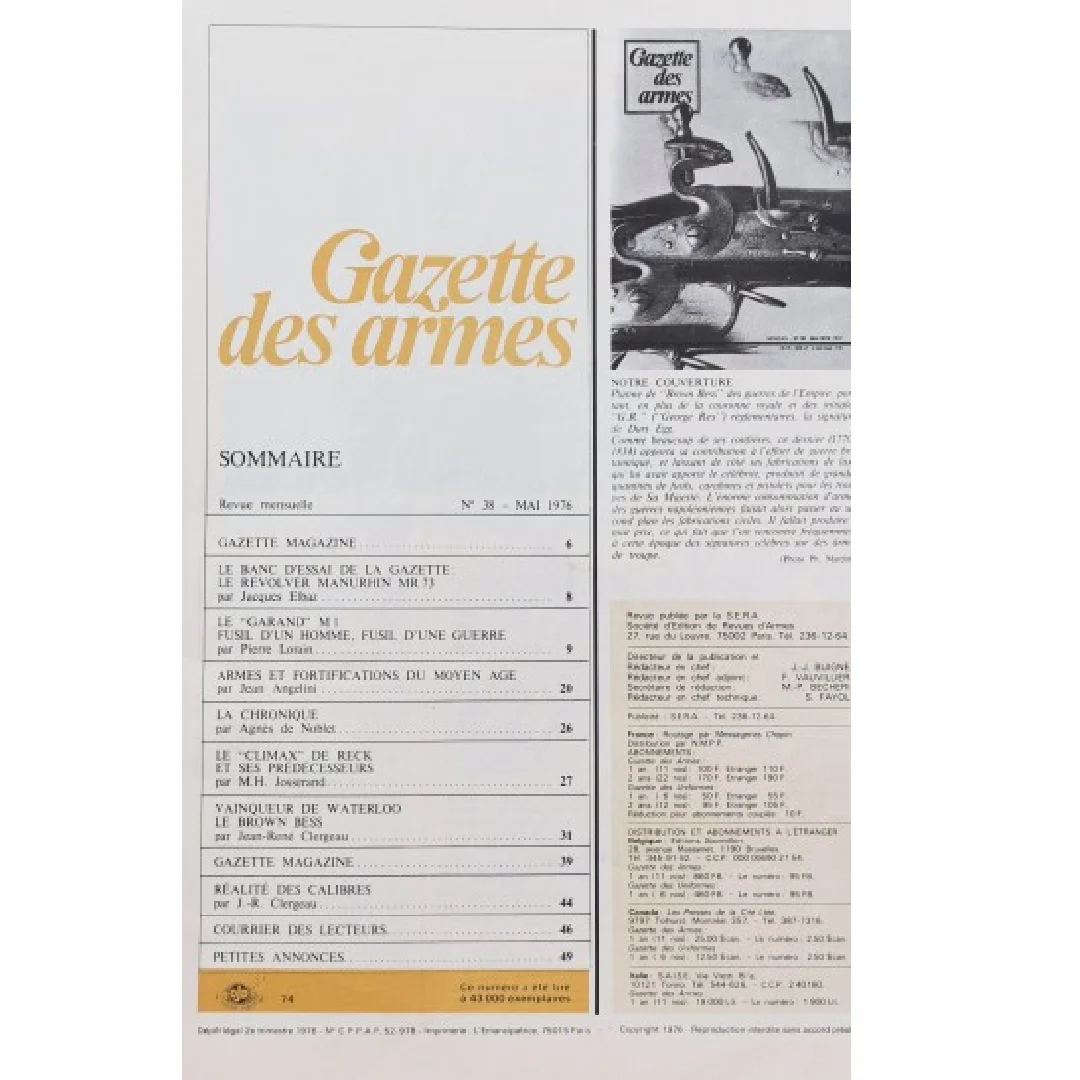 Trois Anciens magazines de la Gazettes des armes. Numéro 38, 41 et 43. – Image 2