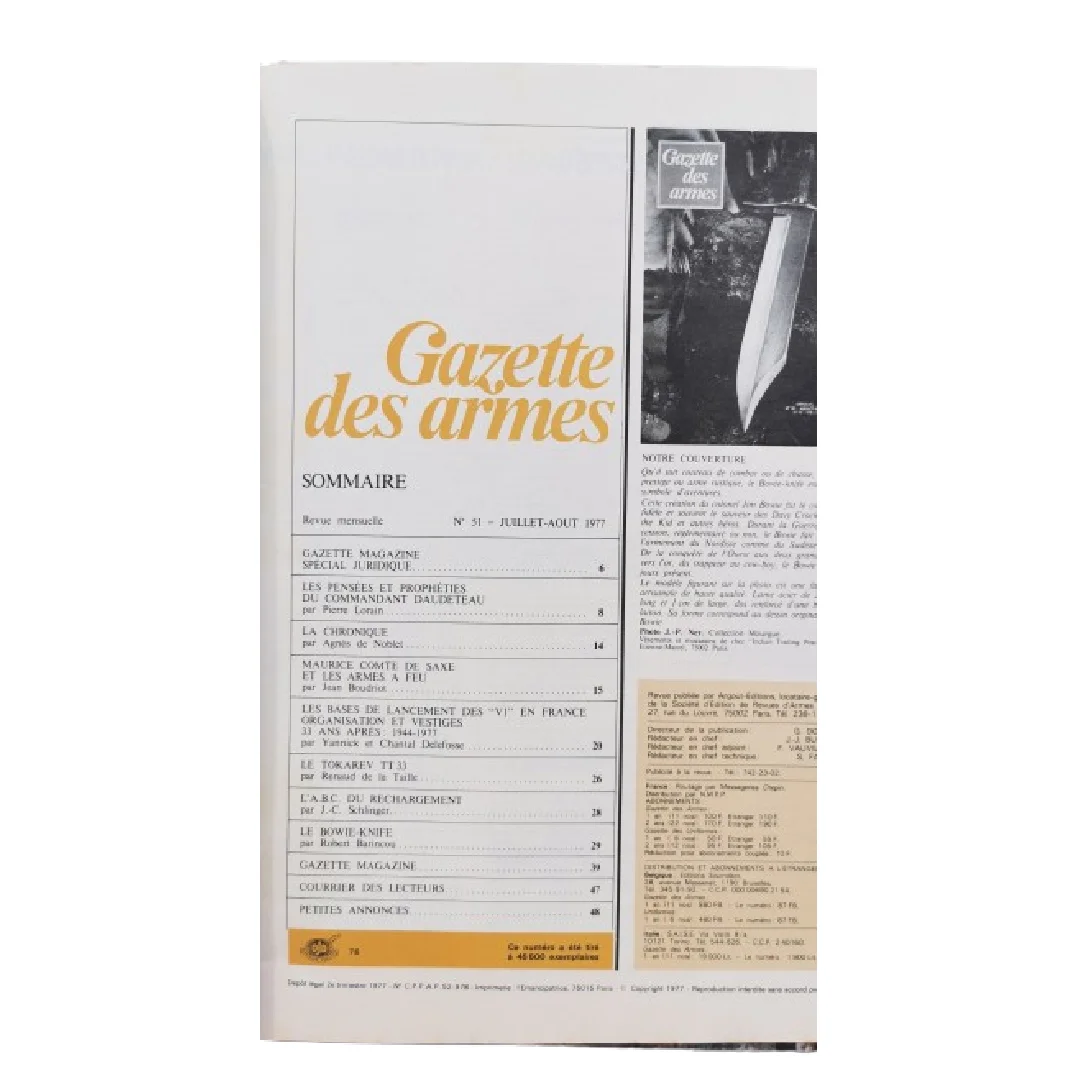 Trois Anciens magazines de la Gazettes des armes. Numéro 49, 51 et 57. – Image 2