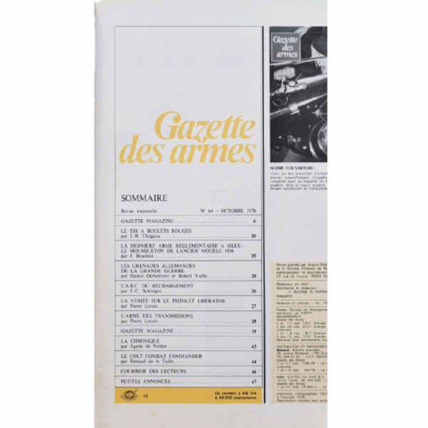 Trois Anciens magazines de la Gazettes des armes. Numéro 61, 63 et 64 - Image 4