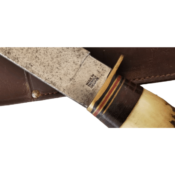 Ancien couteau de chasse Bowie de grande qualité par William ROGERS - Image 2