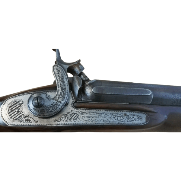 Fusil de chasse à piston de luxe, vers 1840 fabrication PONDEVAUX & JUSSY à saint Etienne - Image 4