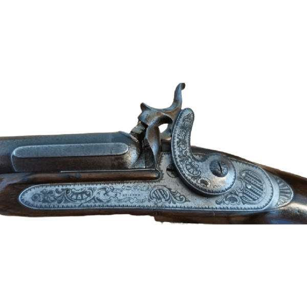 Fusil de chasse à piston de luxe, vers 1840 fabrication PONDEVAUX & JUSSY à saint Etienne - Image 3