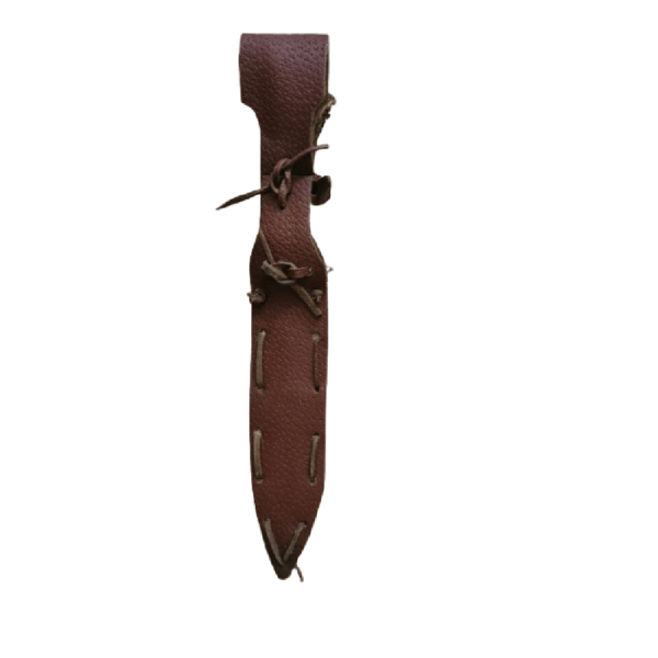 Couteau de chasse artisanal, lame droite, fabrication Française en inox - Image 4
