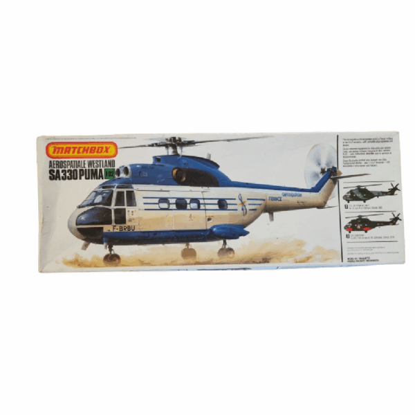 Rare maquette Matchbox de l'aérospatiale Westland SA330 PUMA