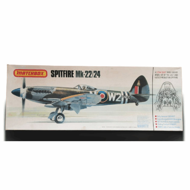 Maquette Matchbox Supermarine Spitfire Mk-22/24 au 1:32