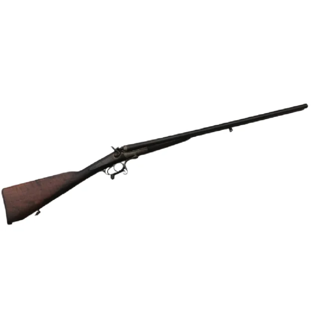 Fusil Juxtaposé signé " MOUSSEAUX LE MANS", en calibre 16x65 percussion centrale