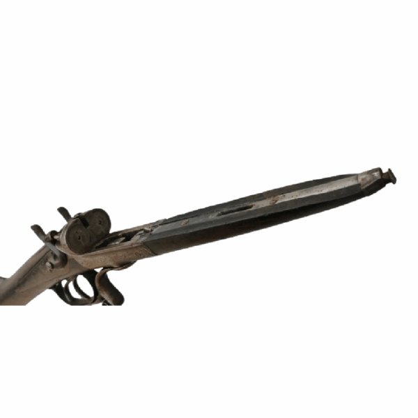 Fusil Juxtaposé signé " MOUSSEAUX LE MANS", en calibre 16x65 percussion centrale - Image 3