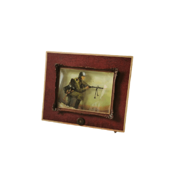 Tableau peinture sur verre signée: A.PASCUAL - Image 2