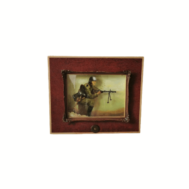 Tableau peinture sur verre signée: A.PASCUAL