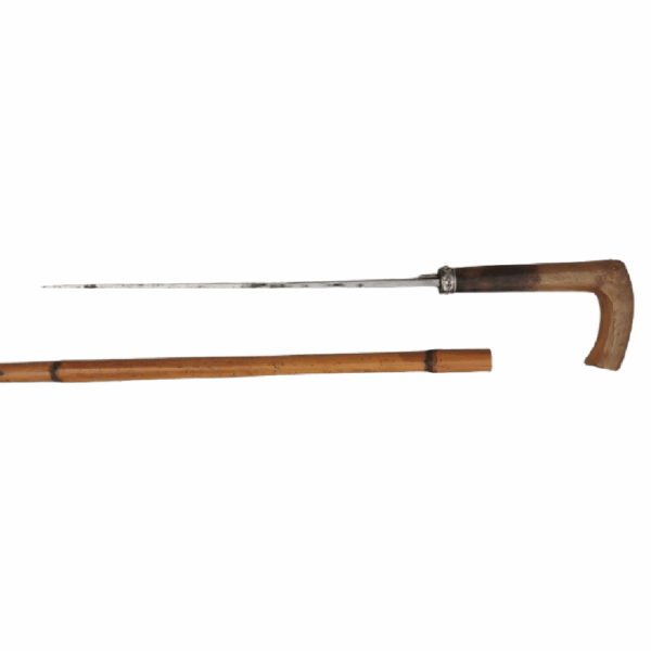 Canne épée en bambou et manche en corne - Image 4