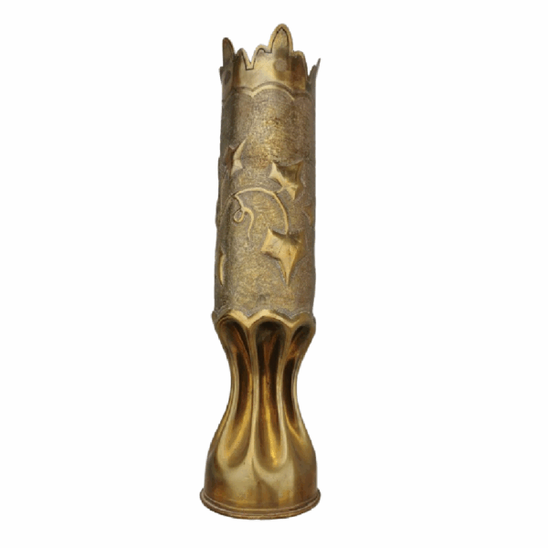 Vase de grande taille avec sculpture de feuilles et fleurs de cerisier finement gravées - Image 6