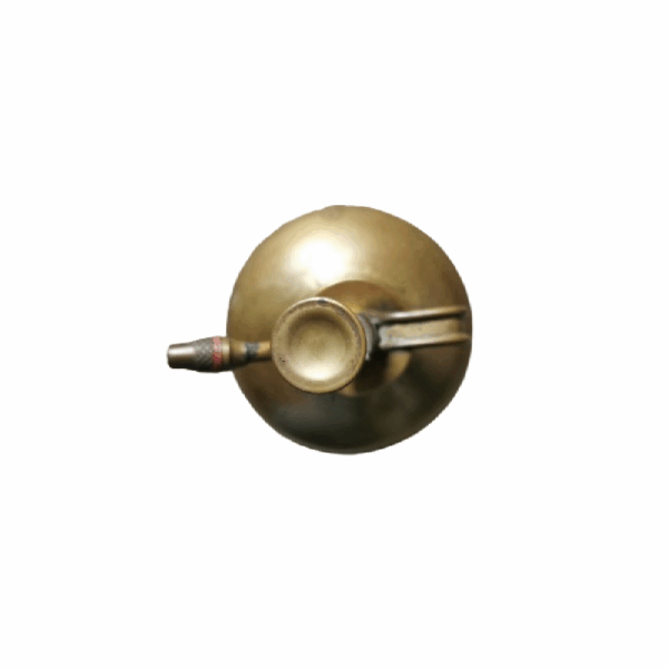 Burette d'huile vintage en laiton - Image 5