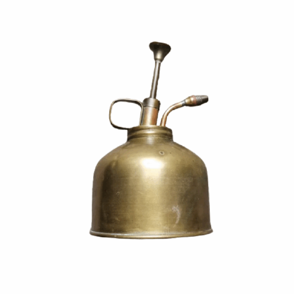 Burette d'huile vintage en laiton - Image 2