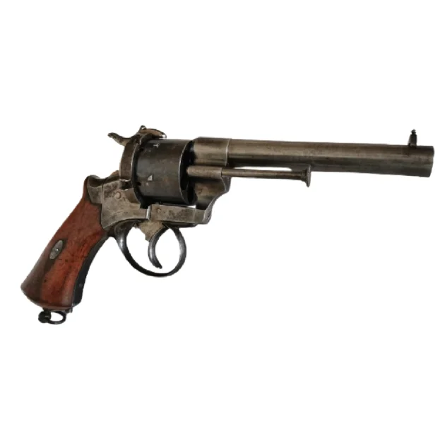 Rare Revolver LEFAUCHEUX modèle 1862 - triple action