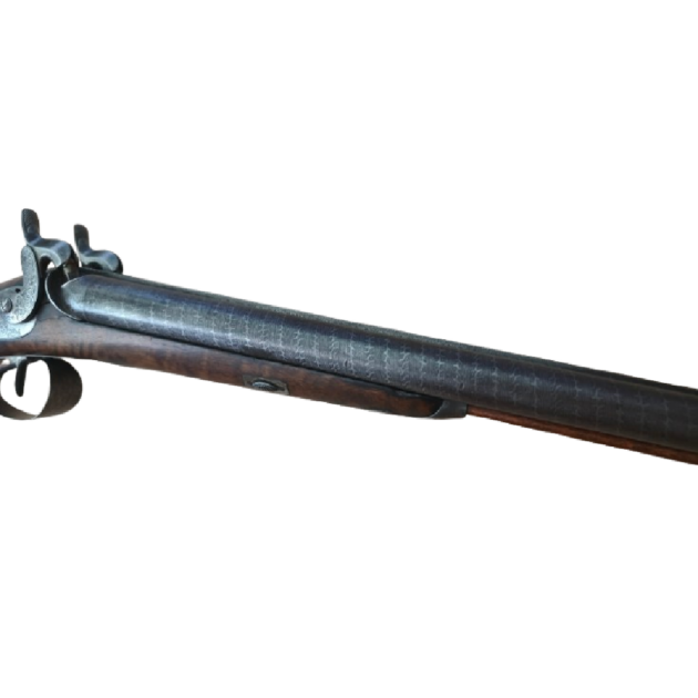 Fusil de collection Lizouard à Dijon : Damas exceptionnel